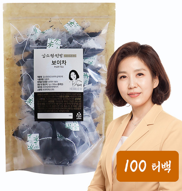 김소형원방 운남성 발효 보이차, 1개, 1개입, 100g