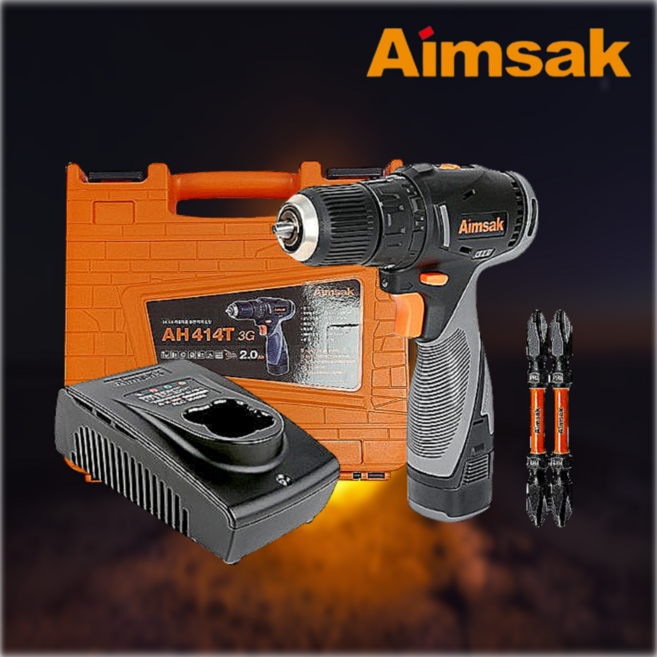 아임삭 해머 드릴 AH 414T 3G, 1개, 본품 + 배터리1개