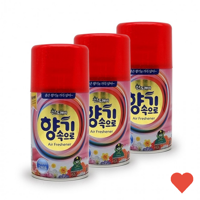 탈취 방향제 향기 속 으로 오토매틱 분사기용 향캔, 산도깨비자동향분사기 광센서