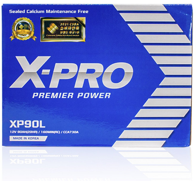 아트라스BX 싼타페CM 올뉴카니발 BX90L 반납 공구대여, 엑스프로 XP 90L, 폐전지반납, 1개