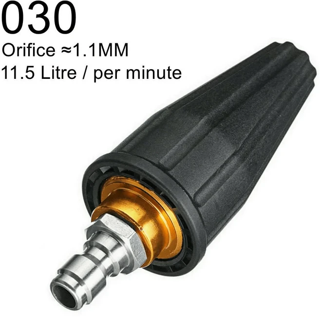 고압 세척기 제트 워시 먼지 블래스터 회전 터보 노즐 스프레이 어 팁 300 PSI 자동차 도구 액세서리, 01 030