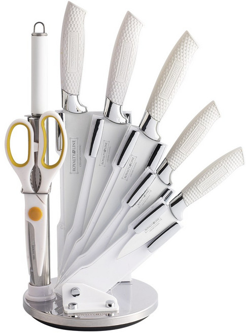로얄티라인 스위스 8종 올인원 칼블럭세트, 화이트, 1세트