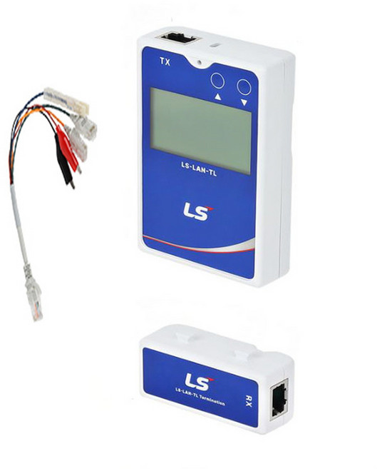 LS전선 UTP 선로 루프 저항 측정기 랜테스터기 길이 단선 회선 감지 RJ45 랜케이블 랜선 프로브 테스트기