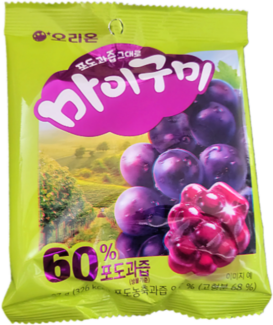 오리온 마이구미 포도, 97g, 2개