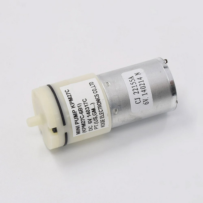 KOGE KPM27C-6B1 미니 소형 370 모터 공기 펌프 DC 3V 5V 6V 마이크로 27mm 산소 DIY 혈압 팽창기 수족관, 01 Mini 호환 Air Pump, 1개