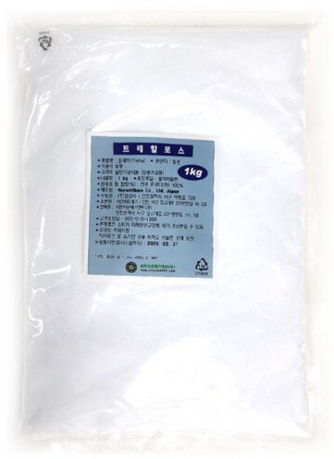 이든타운 트레할로스 1kg 타피오카전분, 1개