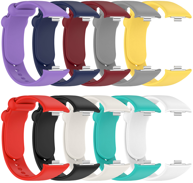 샤오미 레드미워치4 스트랩 실리콘 밴드 시계줄 교체 레드미4 호환, 블랙