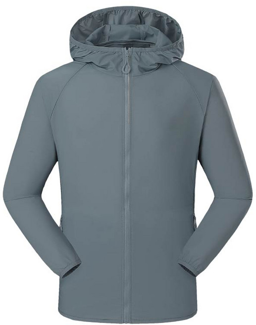 風扇防曬衣 輕巧透氣防曬外套 戶外活動必備 多色可選, 岩石灰, 單一商品