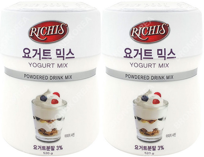리치스 요거트 믹스 파우더, 520g, 2개