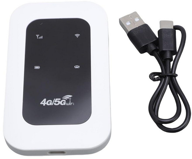 GOWENIC 휴대용 4G 5G Wi-Fi 핫스팟 모바일 Wi-Fi 장치 무선 라우터 300Mbps LTE CAT4 SIM 카드 슬롯 포함 여행 캠핑 모터홈용, GOWENIC 휴대용 4G 5G Wi-Fi 핫스팟 모바