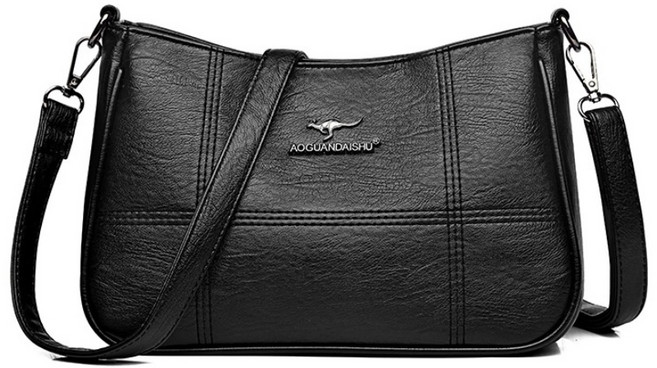 리치모리 클래식 스티치 라인 크로스백