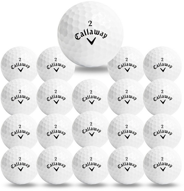 아토스포츠 캘러웨이 화이트 A-등급 로스트볼, 1개, 20개