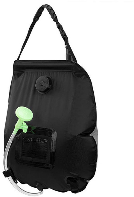 캠핑장 휴대용 샤워 물통 샤워기, 1개, 블랙 20L