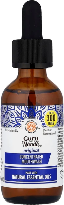 구루난다 농축 구강청정제 와일드민트향 59ml (2 fl oz) GRU-08200 - 쿠팡