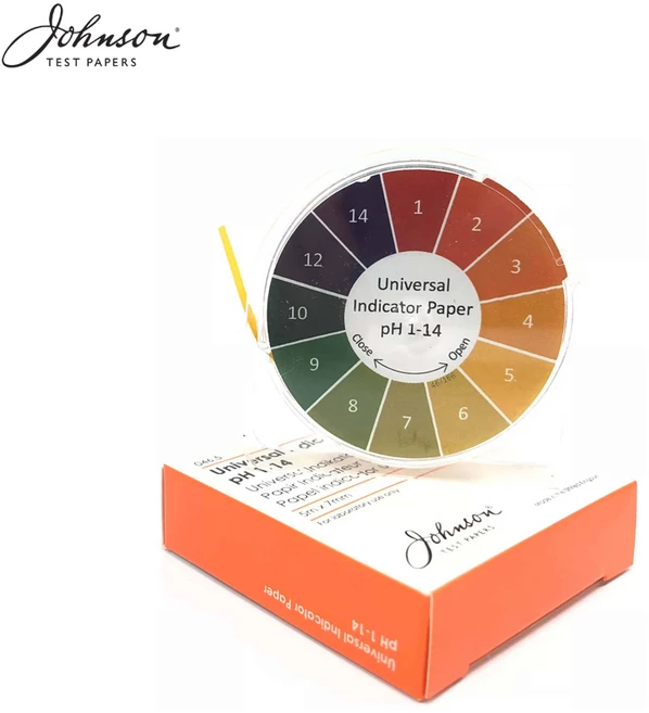 존슨 pH 테스트 페이퍼 1-14단계 (롤형) 산도측정 영국산, 존슨 pH1-14(046.5) 롤타입, 1개 - 쿠팡