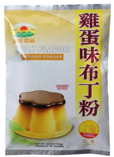 惠昇 雞蛋布丁粉, 1個