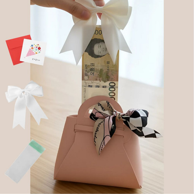 일상토리 부모님 용돈박스 서프라이즈, 1개, p. 핑크핑크