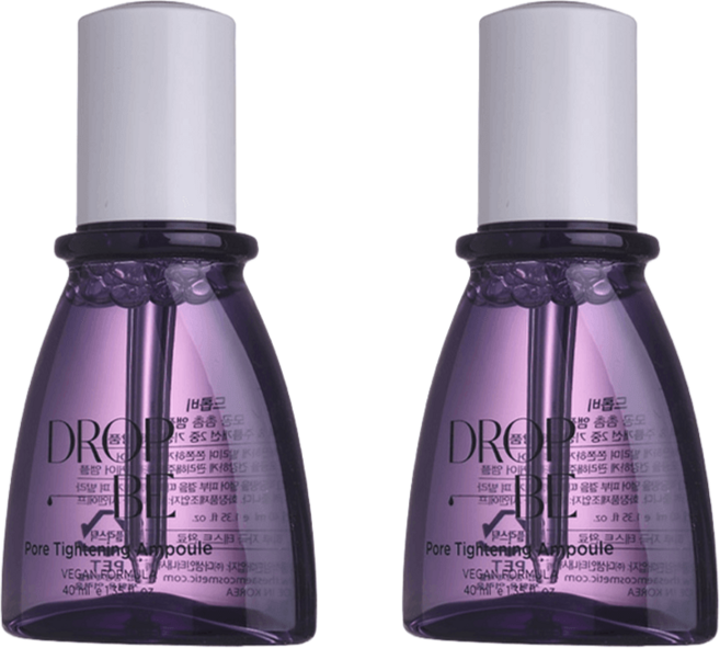 드롭비 모공 촘촘 앰플 40ml 2개, 기본선택