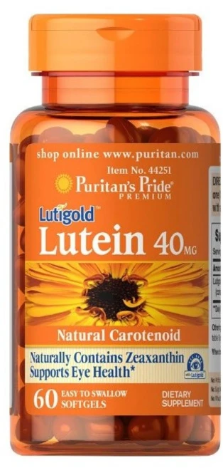 퓨리탄프라이드 루테인 40mg 제아잔틴 소프트젤 60캡슐 미국정품배송, 60정, 1개 - 쿠팡