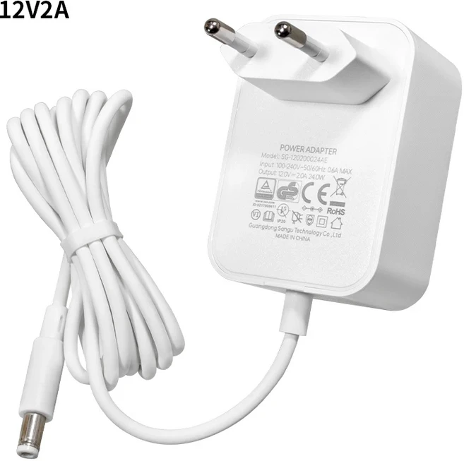 12V24V 1A2A 범용 전원 어댑터 12W AC DC 스위치 공급 장치 110 220V LED 카메라 라우터용 8개 포함, 01 유럽 ​​연합, 02 12V2A
