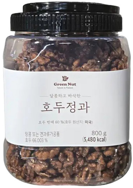 GREEN NUT 호두정과 800g, 1개
