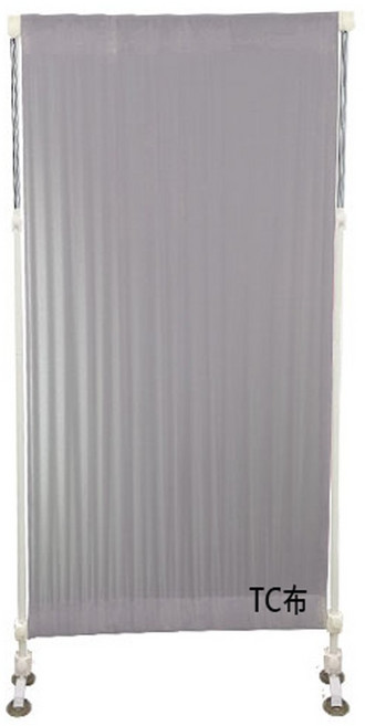 隔間王 巴塞隆納伸縮屏風, 灰, 1個