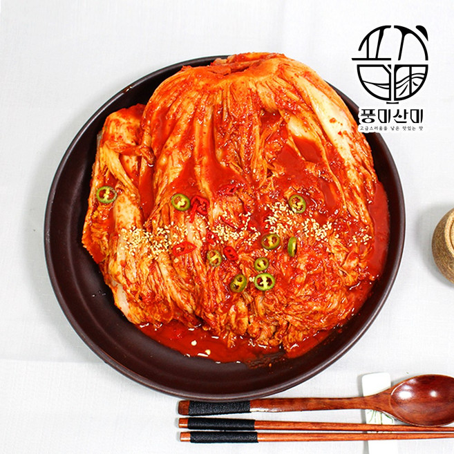 풍미산미 배추김치 포기김치 3kg/5kg 전라도 김치, [풍미산미]배추김치5kg, 1개, 3kg
