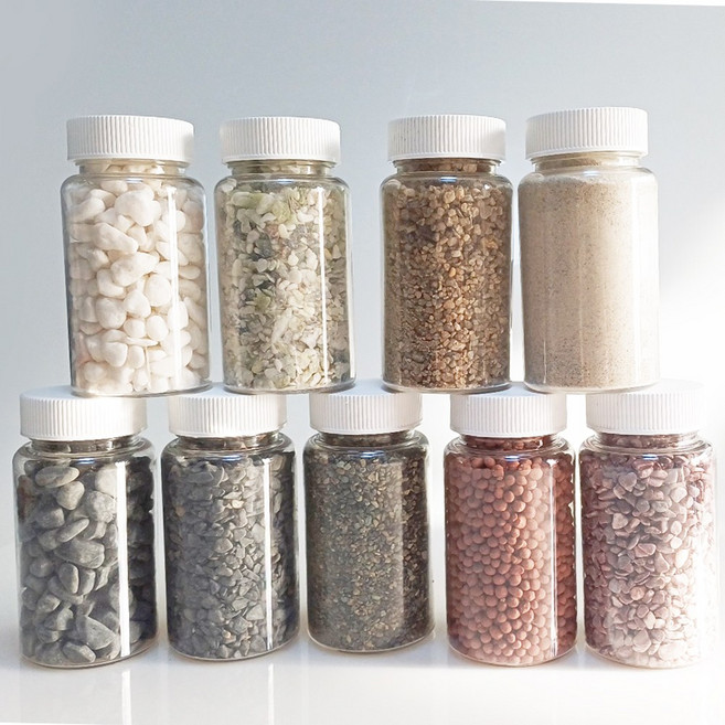 천연 자갈 화분꾸미기 건축모형 디오라마 만들기재료, M11-02 백자갈(중), 1개