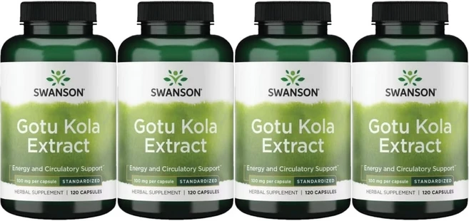 스완슨 고투 콜라 추출물 100mg, 4팩, 120정 - 쿠팡