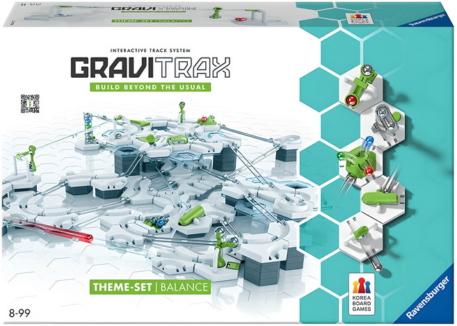 그래비트랙스 코어 스타터 밸런스 완구 180p, 혼합색상, 1개