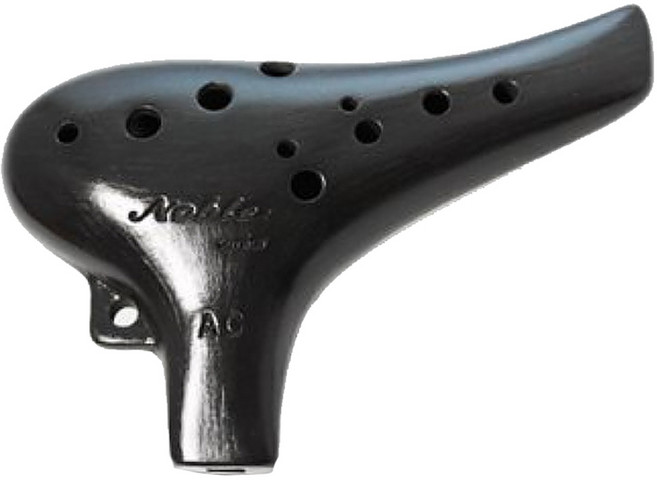 노블 도자기 오카리나 알토 C 교육용 학생용 성인용 AC Noble Ocarina Alto C, ., 블랙, 1개, AC 도자기