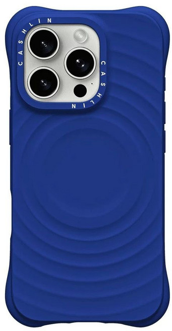 리플 케이스 화이트 프로 16, 1개, M. 조용한 블루 웨이브 셸 자기 흡입