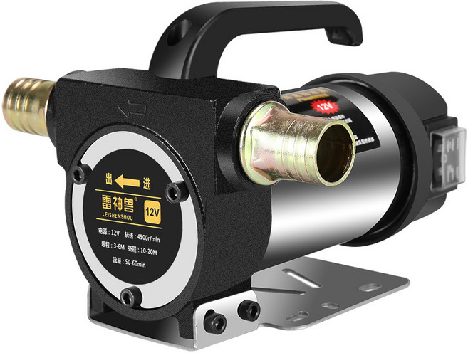 DC 12V/24V 오일 펌프 220V 디젤 등유 연료 오일 워터 양수기 자바라 이송 04 12V sin... 1개, 04 12V single turn