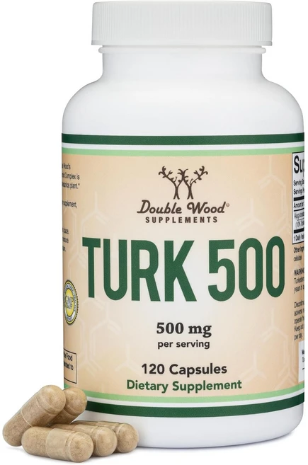 더블우드 터키스테론 Turkesterone 500mg 120캡슐, 1개, 120정 - 쿠팡