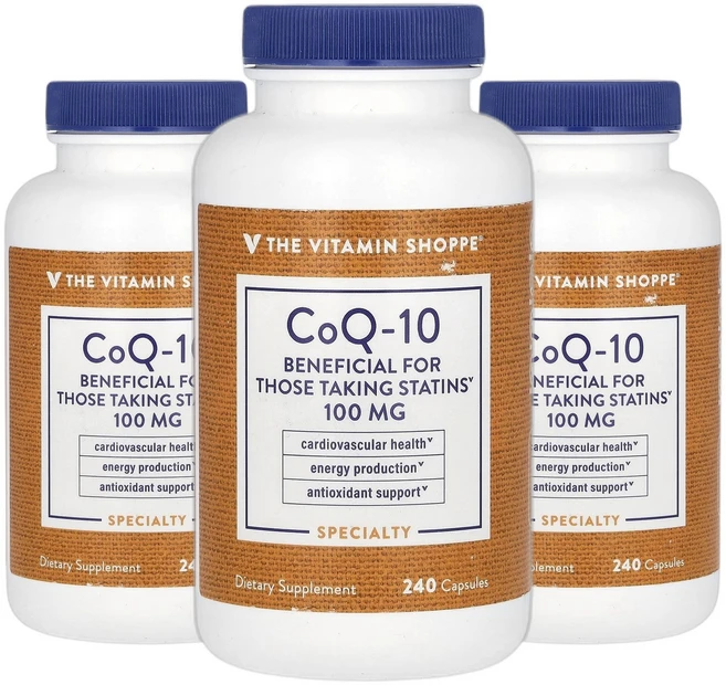 더비타민샵 코큐텐 CoQ-10 코엔자임 Q10 100mg 캡슐 240정 2+1, 3개 - 쿠팡