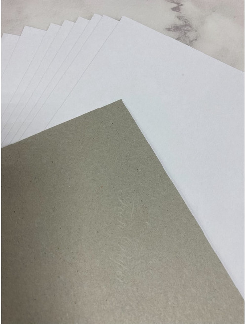 FionA 厚紙板 A3/A4/A5 270磅/300磅/350磅/400磅/500磅 底板/襯衣墊/隔板, 1個, 300磅,A5-40張