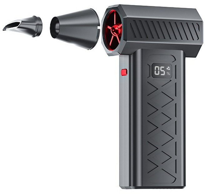 USB 高速風機 LED數顯 暴力風機, 1個