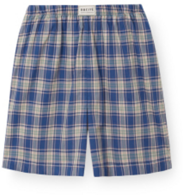 오르시떼 남성 H335 빅팜체크 5부 파자마 팬츠