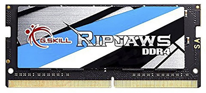 G.SKIL Ripjaws DDR4 SO-DIMM 시리즈 RAM 32GB (2x16GB) 2666MT /s CL18-18-18-43 1.20V 언버퍼링 비ECC 노트북 / 메모리, 16 GB (1 x 16 GB), 2666 MHz