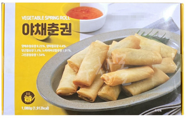 (무)(냉동)랜시푸드 야채춘권(냉동 1.08Kg)X3개, 1.08kg