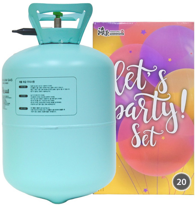 별이네파티 일회용 헬륨가스 20개용, 1개