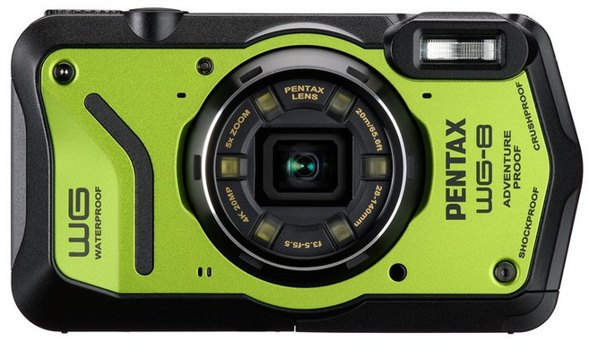PENTAX WG-8 20m [CALS [Web [4K GPS 1500 펜탁스 그린 본격 아웃도어 카메라 [본격