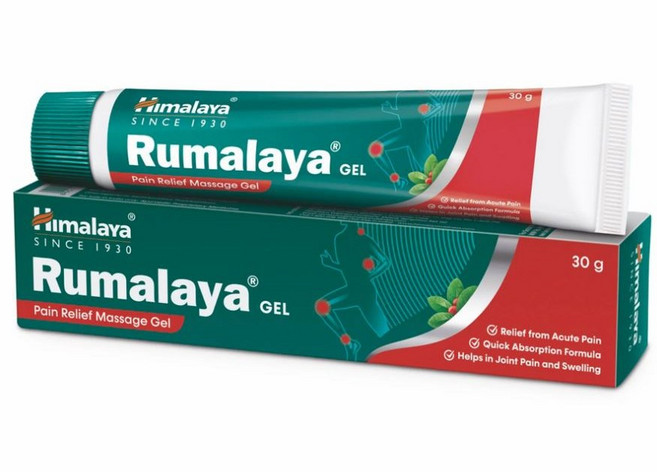 Himalaya Rumalaya Gel| Quick Relief Formula For Body Pain| Back Pain Knee Pain Muscle Pain Sprain, 6개, 30g