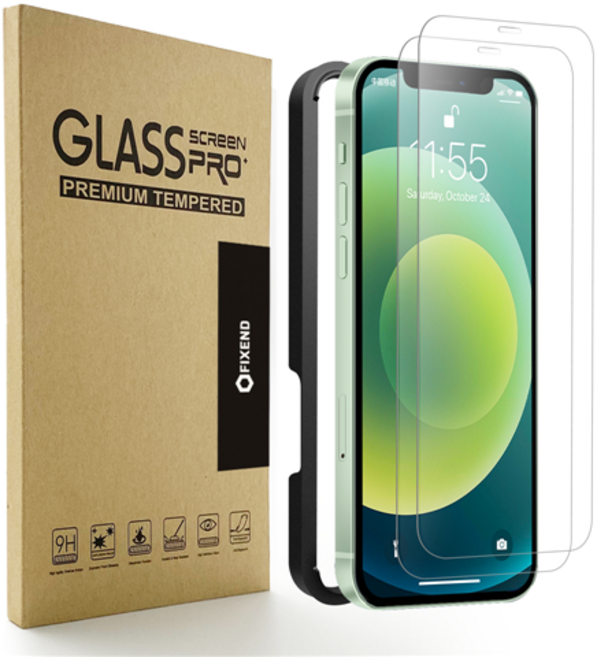 픽센드 아이폰 12 / 아이폰12 pro max mini 강화유리 액정보호필름 2매, 아이폰 12 / 12pro, 2개