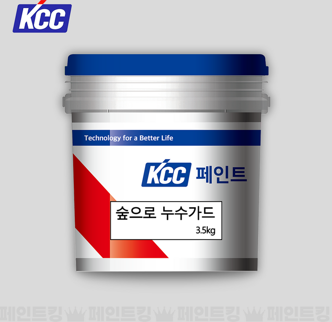 KCC페인트 숲으로 누수가드 3.5kg 방수제 주방 욕실 베란다, 1개, 투명
