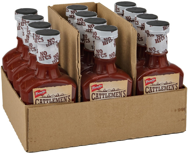 캐틀멘스 캔자스 시티 클래식 BBQ 소스 18온스 (12개 팩), N/A, 1.12파운드(12개들이 팩), 510g, 1개