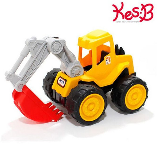 유아 감각발달 교구 리얼한 모래차 포크레인 자동차