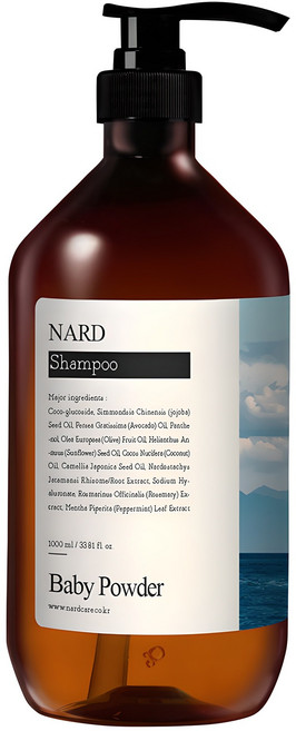 나드 부케가르니 리프레쉬 퍼퓸드 샴푸 베이비파우더향, 1L, 1개
