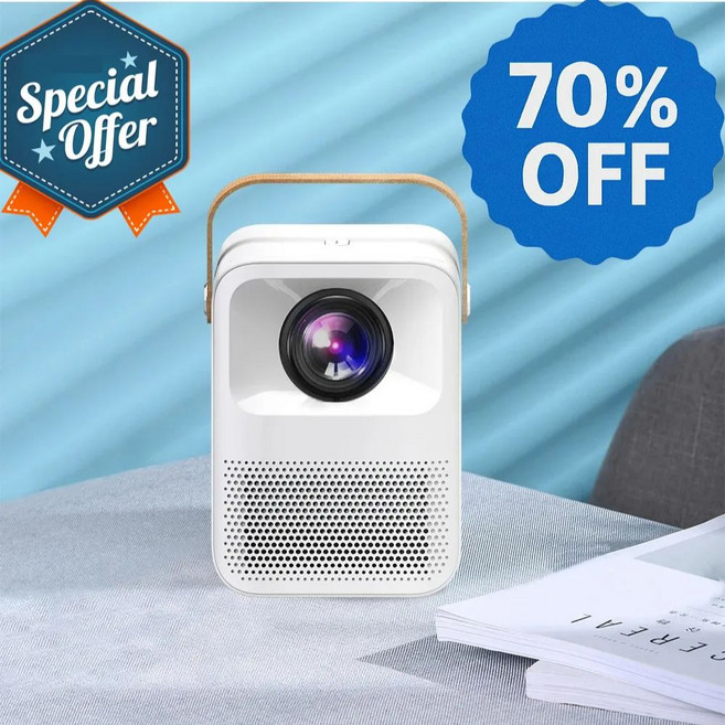 CRENOVA ET30 휴대용 프로젝터 1080P 풀 HD 미니 Porjector 야외 비디오 4K 홈 시어터 빔, 1) ET30 US