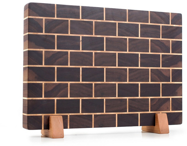 hoaken 호큰공방 벽돌 월넛 엔드그레인 도마 나무도마 주문제작 맞춤도마전문, 1개